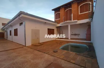 Casa sobrado com 4 quartos para alugar, 4 vagas, completo em armários, 330 m² por r$ 5.340/mês - jardim américa - bauru/sp