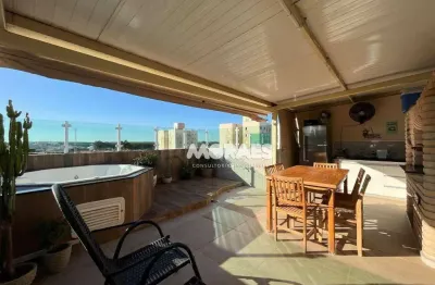 Apartamento na cobertura com 3 quartos à venda, 120 m² por r$ 400.000 - parque bonutti condomínio - bauru/sp