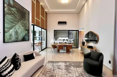 Casa mobiliada em condomínio fechado com 3 suítes, à venda, 527 m²  por r$ 2.300.000 - residencial villa dumont - bauru/sp