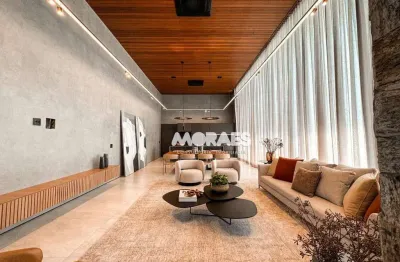Casa em alto padrão em condomínio fechado com 3 suítes à venda, 450 m² por r$ 5.500.000 - residencial villa dumont - bauru/sp