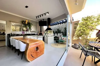 Casa mobiliada em condomínio fechado com 4 suítes, 503 m², para alugar por r$ 15.000/mês - residencial lago sul - bauru/sp