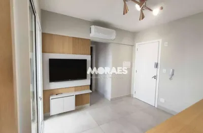 Apartamento mobiliado com 1 quarto para alugar, 41 m² por r$ 2.300/mês - edifício red - bauru/sp