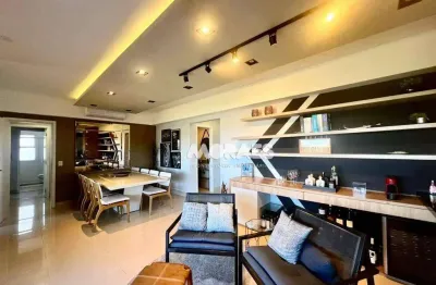 Apartamento mobiliado com 2 suítes e sala estendida para alugar, 120 m² por r$ 8.500/mês - vivaz home resort - bauru/sp