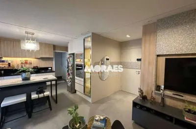 Apartamento mobiliado com 3 quartos para alugar, 93 m² por r$ 5.500/mês - vista sul - bauru/sp