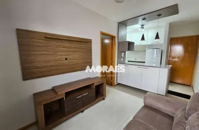 Apartamento mobiliado com 1 suíte para alugar, 33 m² por r$ 1.800/mês - residencial marinha do arvoredo - bauru/sp