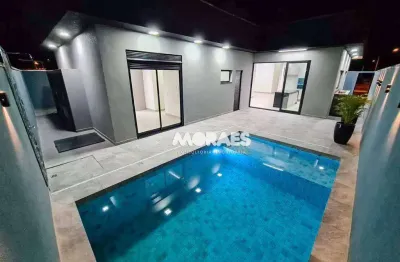 Casa mobiliada em condomínio fechado com 3 suítes, 2 vagas, para alugar, 341 m² por r$ 11.000/mês - residencial villa de león - piratininga/sp