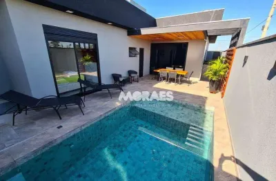 Casa em condomínio fechado, com 3 quartos, 1 suíte para alugar, 341 m² por r$ 11.800/mês - residencial villa de león - piratininga/sp