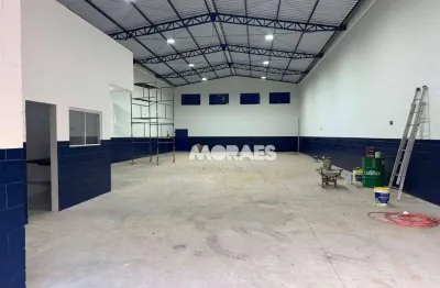 Barracão novo para alugar, 484 m² por r$ 6.300/mês - parque roosevelt- bauru/sp