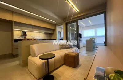 Apartamento mobiliado e novo com 2 suítes, 1 vaga, para alugar, 88 m² por r$ 6.000/mês - city towers two - bauru/sp