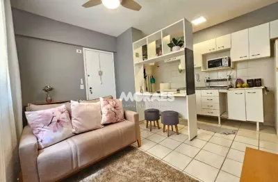 Apartamento mobiliado com 1 quarto / suíte, 1 vaga para alugar, 35 m² por r$ 1.350/mês - mirante do sol - bauru/sp
