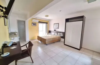 Apartamento mobiliado com 1 quarto, 1 banheiro, para alugar, 34 m² por r$ 1.400/mês - residencial city - bauru/sp