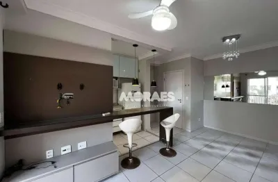 Apartamento com 2 quartos, 1 suíte, 1 vaga, para alugar por r$ 2.100/mês - condomínio nova nação américa - bauru/sp
