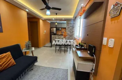 Apartamento mobiliado com 2 quartos, 1 vaga, à venda, 47 m² por R$ 240.000 - Residencial Bela Europa - Bauru/SP