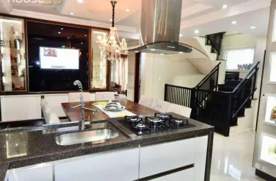 Sobrado com 3 dormitórios à venda, 310 m² por r$ 1.100.000,00 - sítio cercado - curitiba/pr