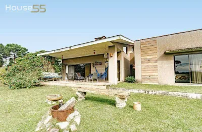 Casa com 5 dormitórios à venda, 390 m² por r$ 2.100.000,00 - chácara águas claras - piraquara/pr