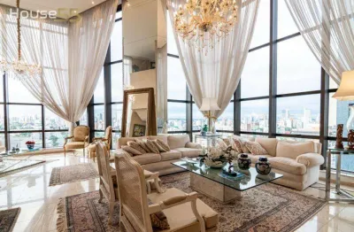 Apartamento duplex com 4 dormitórios à venda, 412 m² por r$ 4.499.000,00 - batel - curitiba/pr