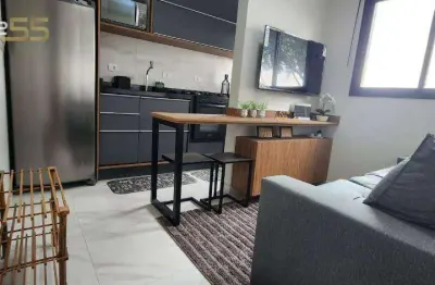 Apartamento com 1 dormitório para alugar, 34 m² por r$ 2.290,00/mês - capão raso - curitiba/pr