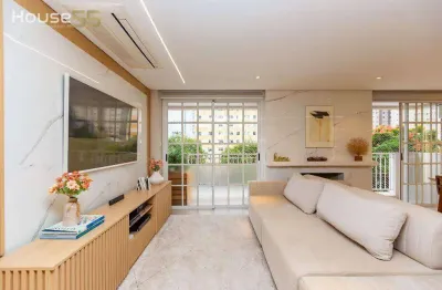 Apartamento com 4 dormitórios à venda, 145 m² por r$ 1.800.000,00 - rebouças - curitiba/pr