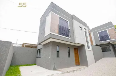 Sobrado com 3 dormitórios à venda, 87 m² por r$ 529.000,00 - atuba - curitiba/pr
