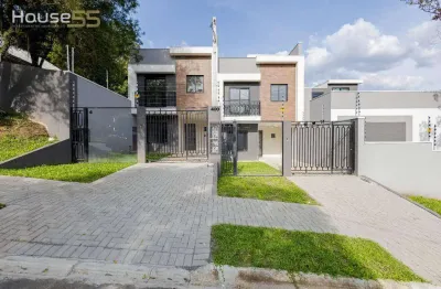 Sobrado com 3 dormitórios à venda, 96 m² por r$ 629.000,00 - barreirinha - curitiba/pr