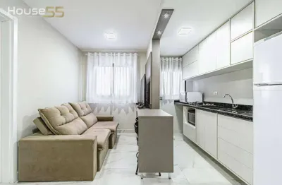 Apartamento com 1 dormitório à venda, 34 m² por r$ 265.000,00 - capão raso - curitiba/pr