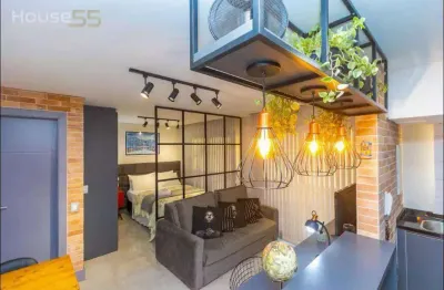 Studio com 1 dormitório à venda, 37 m² por r$ 540.000,00 - batel - curitiba/pr