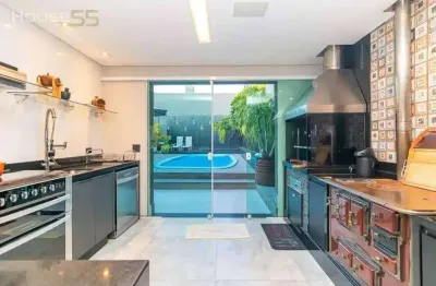 Casa com 5 dormitórios à venda, 480 m² por r$ 2.900.000,00 - boqueirão - curitiba/pr