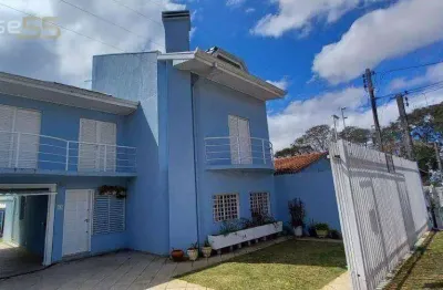 Sobrado com 3 dormitórios à venda, 319 m² por r$ 1.170.000,00 - cajuru - curitiba/pr
