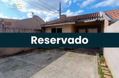 Casa com 2 dormitórios à venda, 43 m² por r$ 190.000,00 - estados - fazenda rio grande/pr