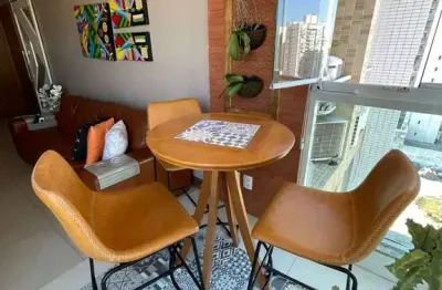 Lindo apartamento de 3 quartos na praia de itaparica com varanda e lazer completo!