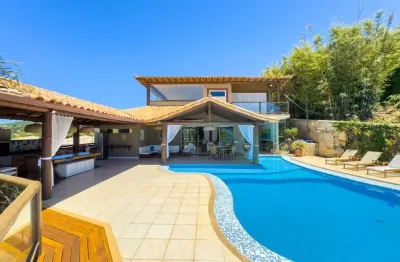 Casa alto padrão para venda em armação dos búzios, ferradura, 6 dormitórios, 4 suítes, 6 banheiros
