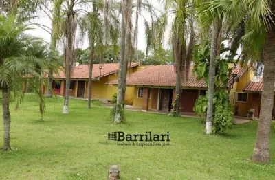 Haras à venda em porto feliz, sp – bairro avecuia, 6 quartos, piscina e vista para lago