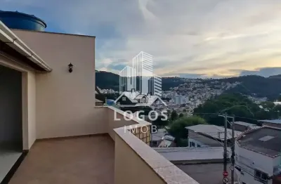 Excelente cobertura linear com 1 quarto no bairro centenários - juiz de fora - mg.