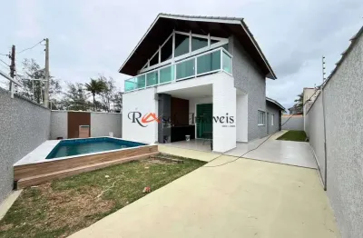 Casa com 3 quartos, bopiranga, itanhaém - r$ 850 mil, cod: 2562