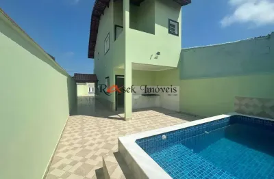 Sobrado com 2 quartos, Santa Eugênia, Mongaguá - R$ 419 mil, Cod: 2608