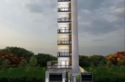 Apartamento com 3 dormitórios e sacada gourmet a 450m da praia
