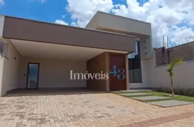 Casa em condomínio fechado com 3 quartos à venda na Alameda Resedá, 27, Loteamento Morada das Flores, Cambé