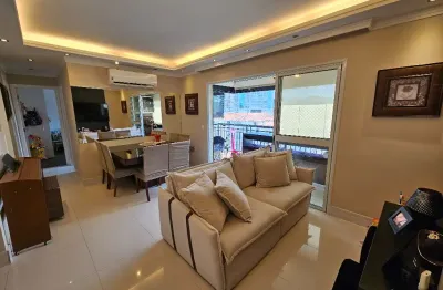 Gonzaga! 3 dorms (1 suite), 80m², lazer completo! de frente e com varanda!