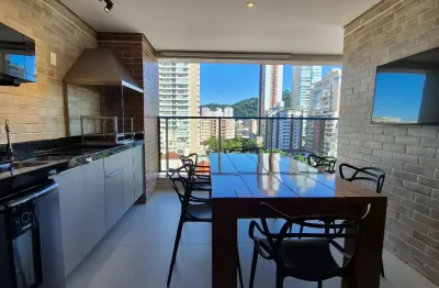 1 quadra da praia! varanda com churrasqueira! porteira fechada! 3 suites, 2  vagas, lazer com piscin