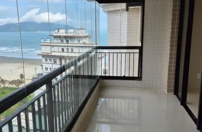 Vista mar! quadra da praia! varanda com churrasqueira! andar alto! 2 dorms (1 suite) 2 vagas