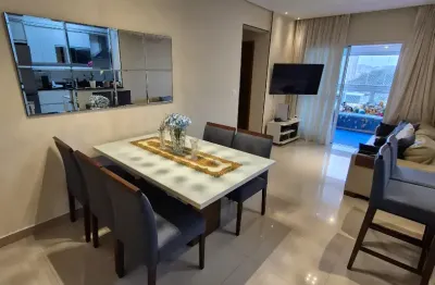 3 quadras da praia! vista livre! com lazer! varanda! 2 dorms (1 suite) 3 banheiros