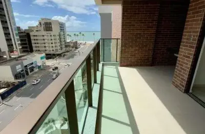 Wish residence- 2 quartos e varanda gourmet com vista para o mar