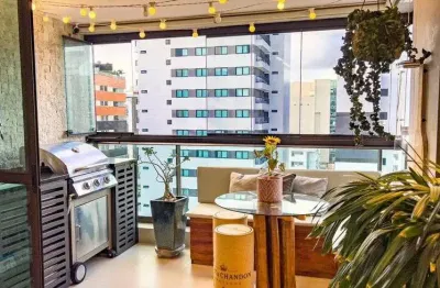 Porteira fechada! lindo apartamento para venda com 133 metros quadrados na jatiuca próximo à praia