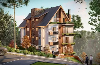 Apartamento com 2 quartos à venda na Almiro Drecksler, Vale das Colinas, Gramado