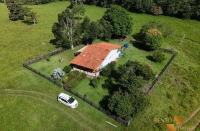 Fazenda com 2 dormitórios à venda, 1500000 m² por r$ 3.400.000 - zona rural - rosário oeste/mt