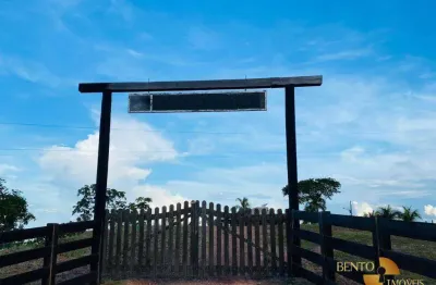 Chácara com 3 dormitórios à venda, 40000 m² por r$ 2.800.000 - manso - chapada dos guimarães/mt