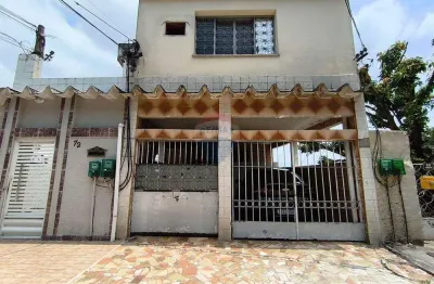 Casa bifamiliar de 78m2, 2 quartos, 2 vagas de garagem, a venda por r$450.000, em vista alegre