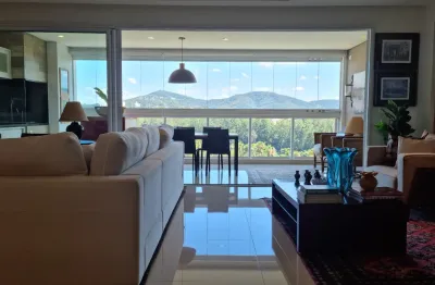 Fantastico apartamento de 181 m² no ed. verone em alphaville  com vista para mata