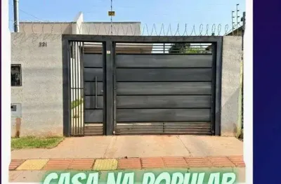 Casa com 2 quartos à venda na rua jorge tatsu miashiro, 1, jardim itália, campo grande, 67 m2 por r$ 230.000
