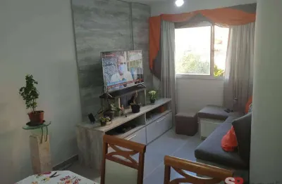 Apartamento mobiliado com 02 dorms e  vaga - sacomã